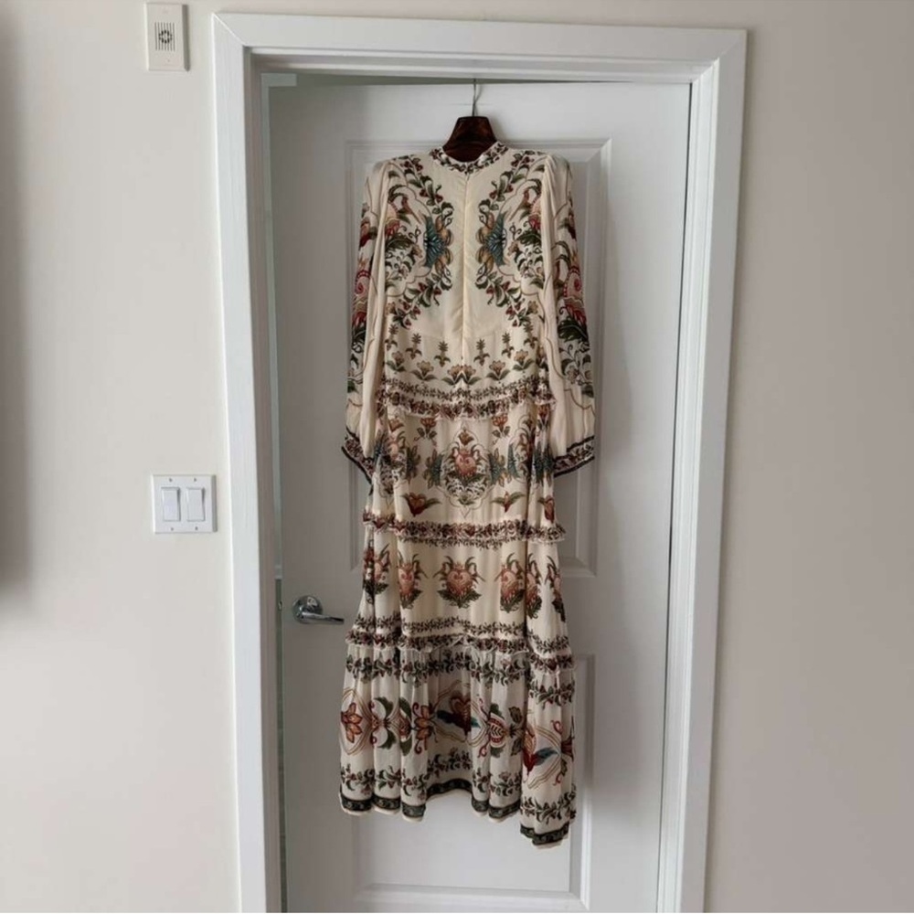 Farm Rio Cream Majestic Hearts Maxi Dress - Picture 8 of 8